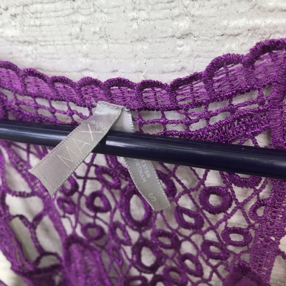 Semi sheer tie dyed crocheted back tank - Picture 8 of 14